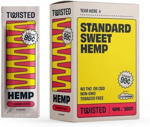 Twisted hemp leaf per - hemp, pack